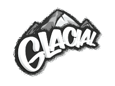 puede ser una imagen del logo de Glacial